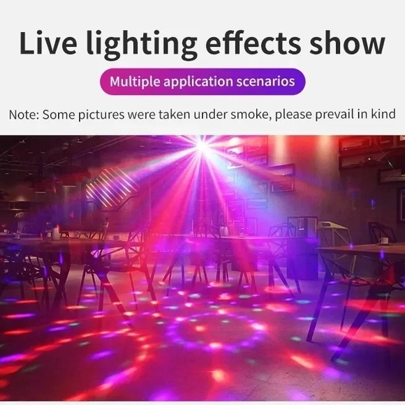 NEW Disco Ball Party Lights, Portable RGB Disco Lights - Picture 5 of 10